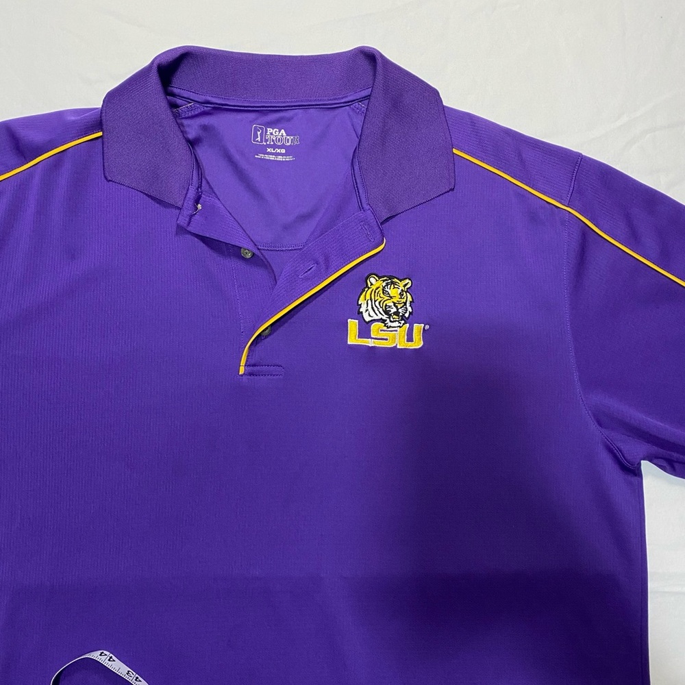 LSU PGA Tour Mens XL Golf shirt